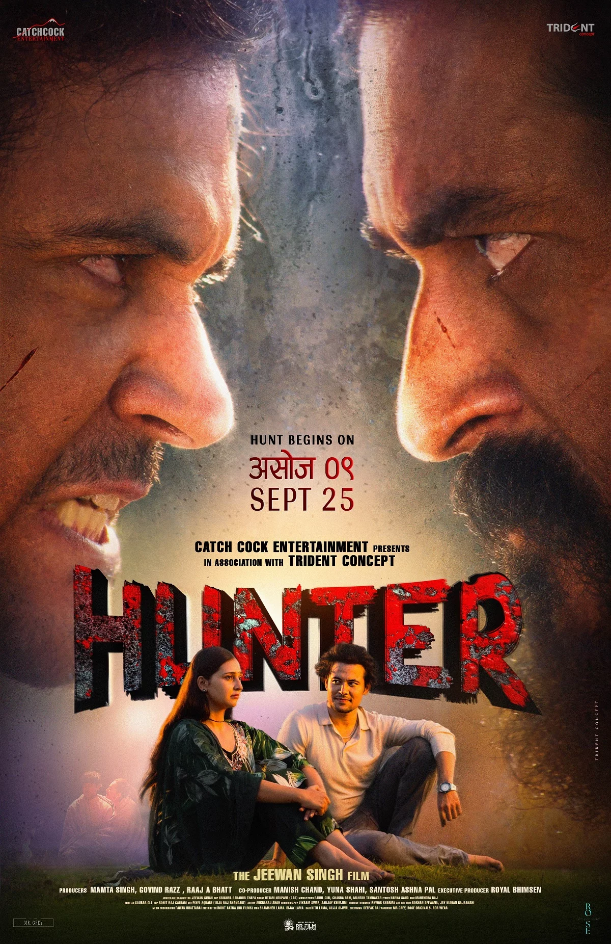 Action-Romance "Hunter" Announces Ashoj 9 Release, Debut Director Jeevan Singh Sets Up Arun Kshetri vs Prakash Shah Clash