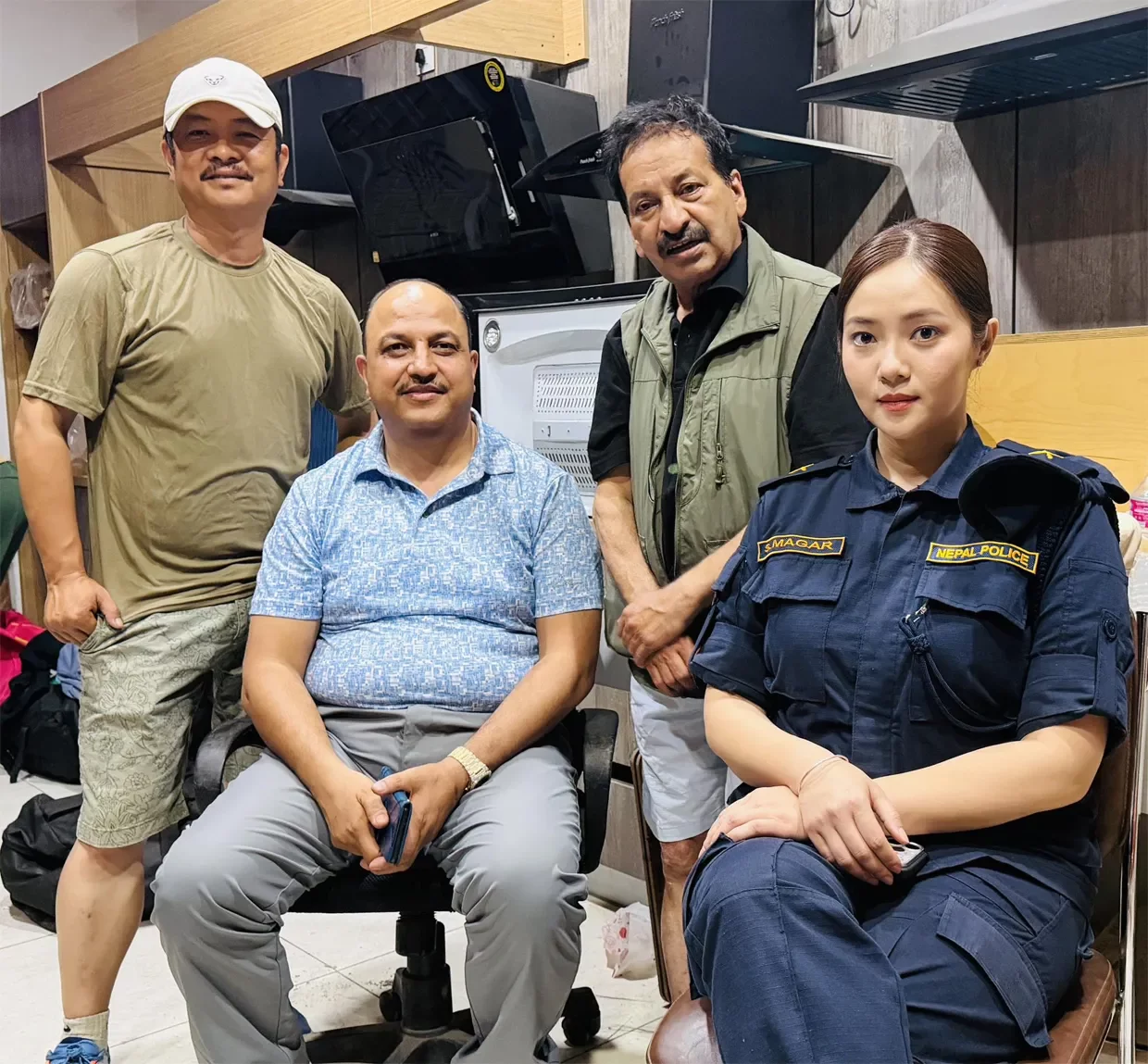 "Double Triple" Wraps Up Shoot in Jhapa, Miruna Magar Spotted in Police Role